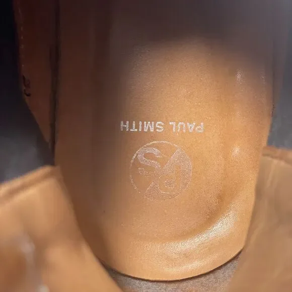 Paul Smith Gerald Chelsea Boots Mens Size 10 Navy Blue Suede Leather Dress - Picture 12 of 12